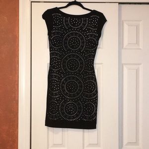 Black and White Cocktail Dress